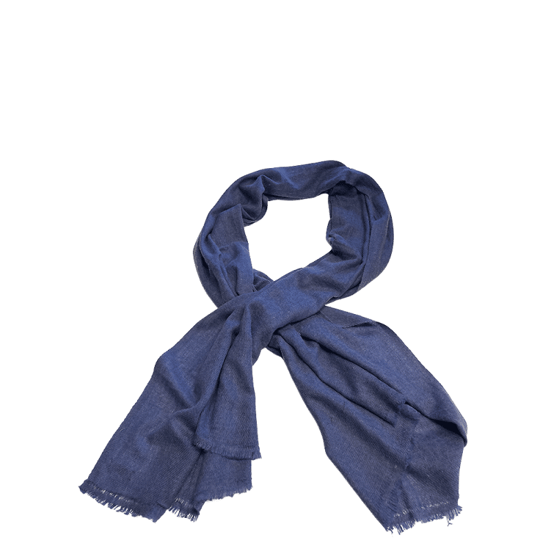 Klassisk Cashmere halstørklæde - Blå