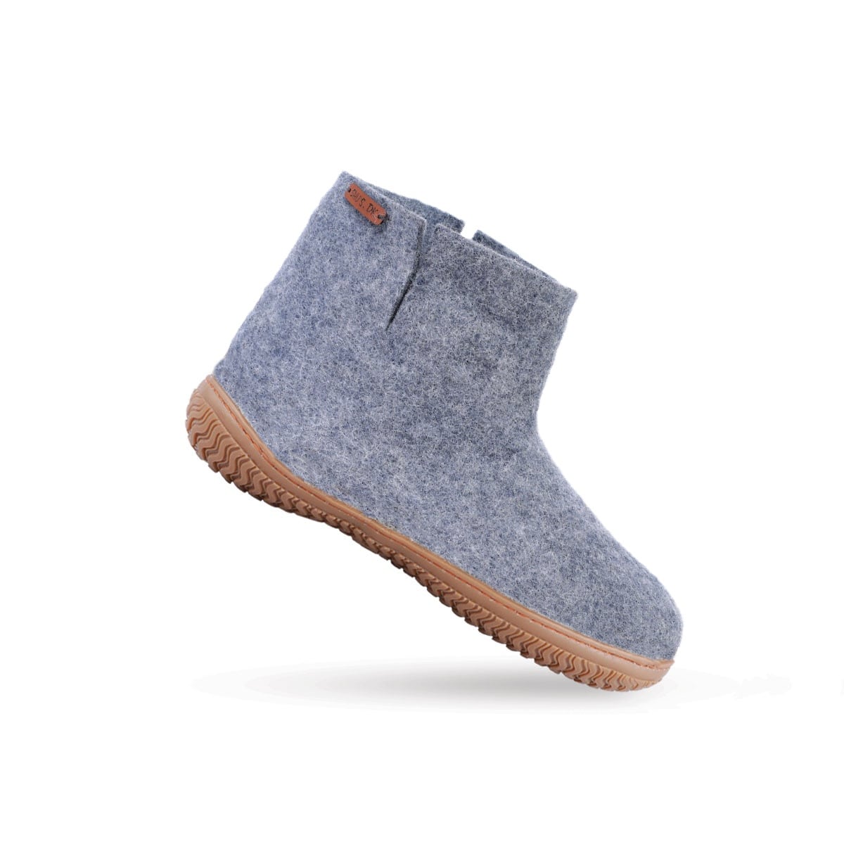 Billede af Uldstøvle (100% ren uld) - Model Denim m/Gummisål - Dansk Design fra SHUS