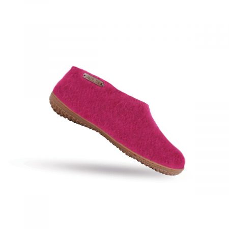 Uldhjemmesko (100% ren uld) - Model Pink m/Gummisål - Dansk Design fra SHUS