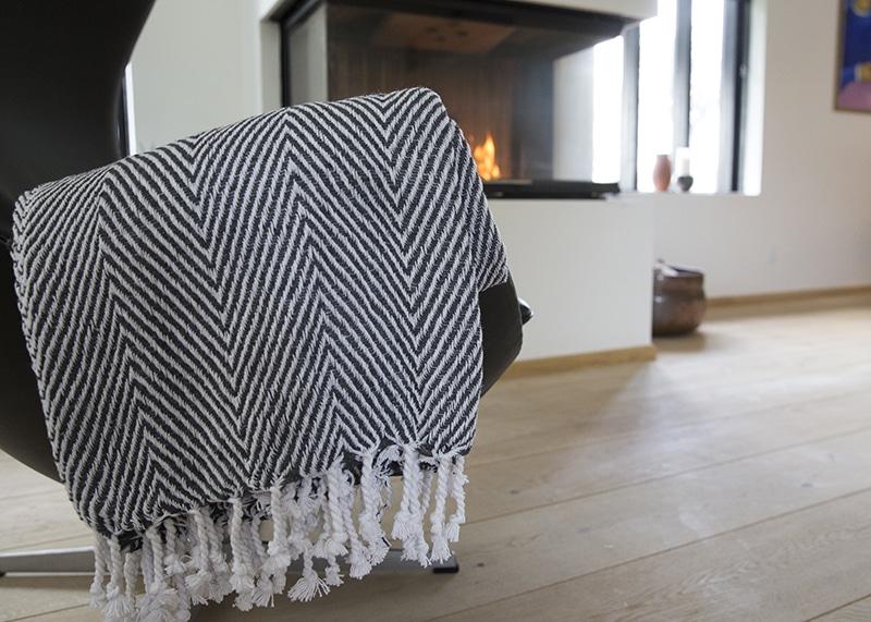 Billede af Plaid i 100% bomuld 135 x 200 cm. fra Rugs?N?More