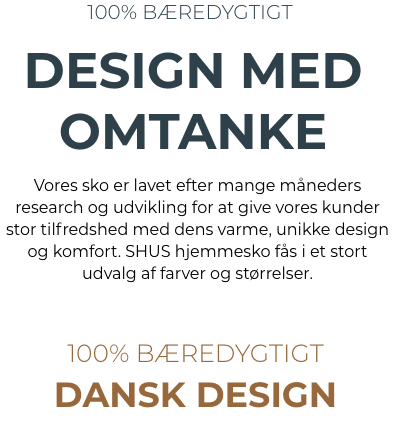 Behagelige og komfortable håndlavede uldhjemmesko, dansk design, Fairtrade.